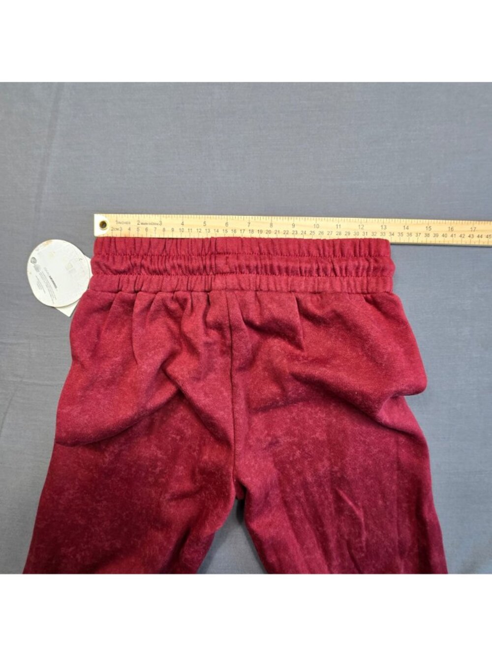 NEW Harry Potter XXS Womens Jogger Sweatpants Burgundy Elastic Waist Hogwarts - Picture 5 of 5